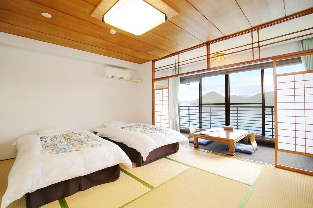 Toya-Onsen Hotel Hanabi Toyako Bagian luar foto