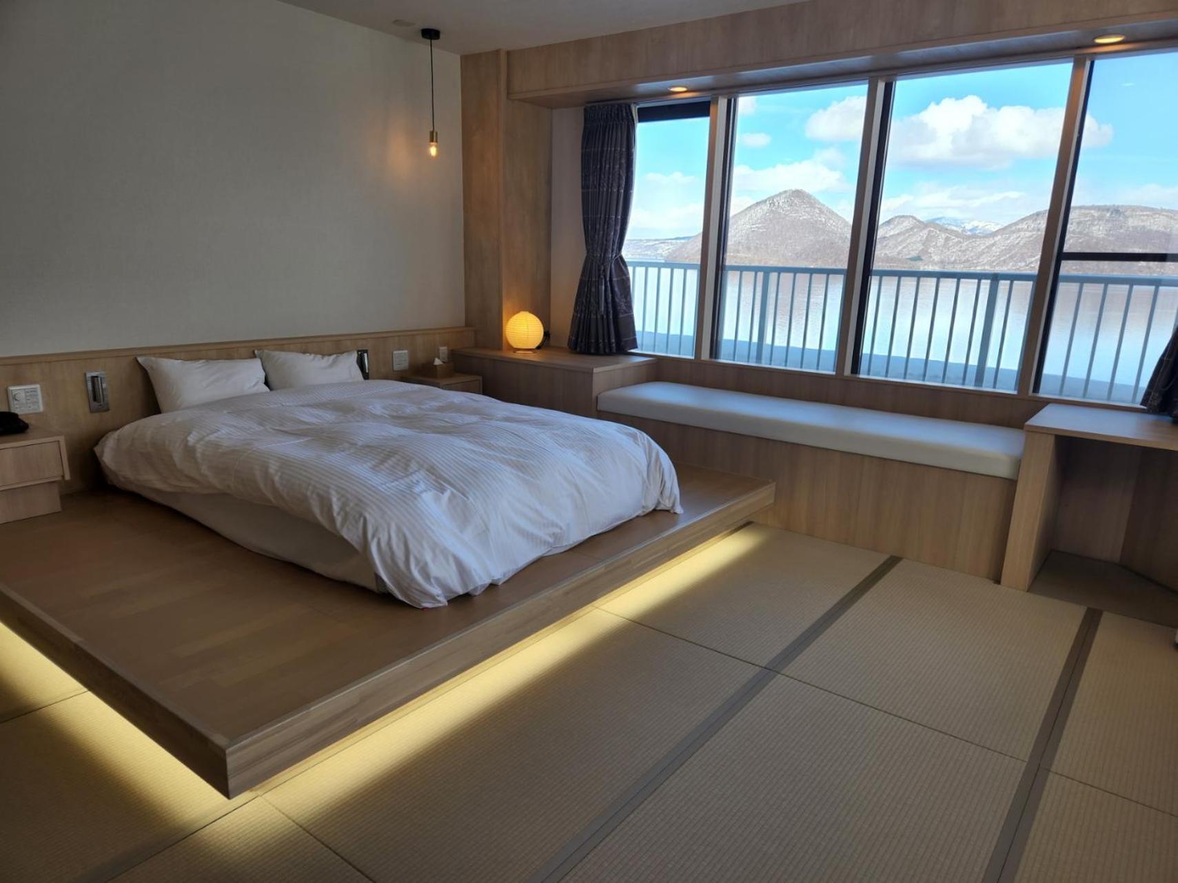 Toya-Onsen Hotel Hanabi Toyako Bagian luar foto